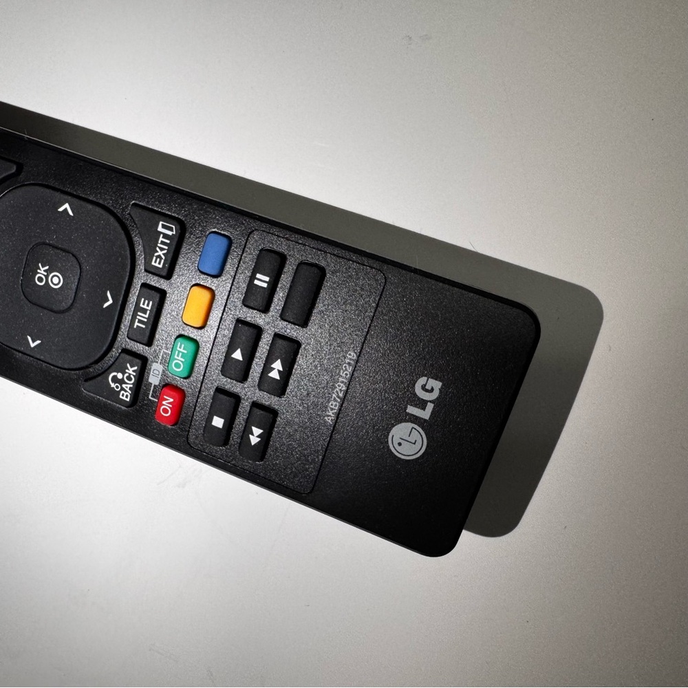 LG Black Remote Control - Picture 2 of 3